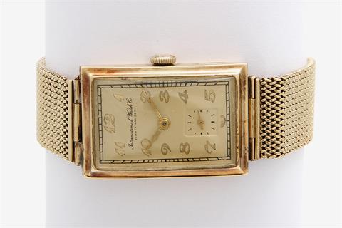 IWC Armbanduhr, 1930er Jahre, GG 14K, Handaufzugwerk,
