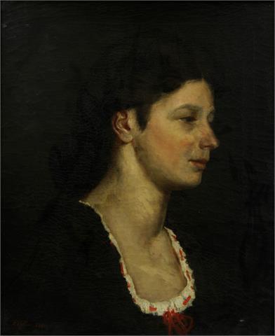 KELLER, FERDINAND (1842-1922): "Aurelia de Lome", 1865,
