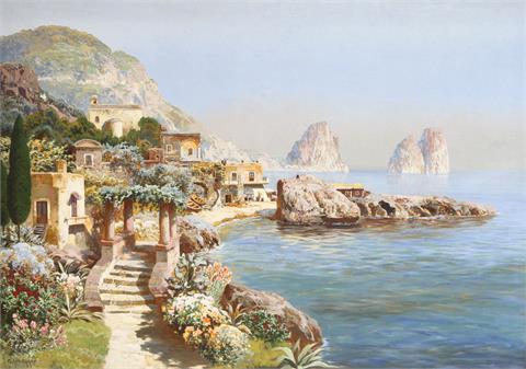ARNEGGER, GOTTFRIED (1905-?): Küstenlandschaft in Süditalien, 20. Jhd.,