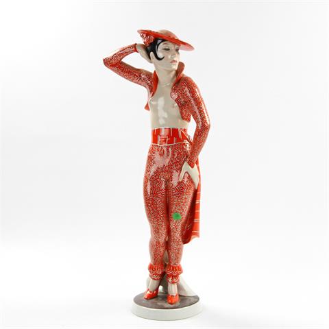 ROSENTHAL Art-Deco-Figur "Carmen", Mitte 20.Jh.,