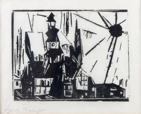 FEININGER, LYONEL (1871-1956): "Hansa Fleet", 1919,