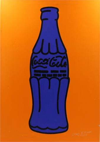 MOORE, LIBERTY ETHAN (1955): Coca Cola Glasflasche, 2003,