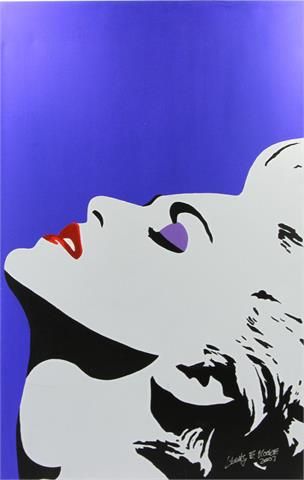 MOORE, LIBERTY ETHAN (1955): Madonna Album Cover "True Blue", 2003,