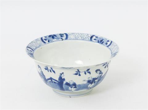 Blau-weisse Kumme. CHINA, wohl Kangxi-Zeit (1662-1722)
