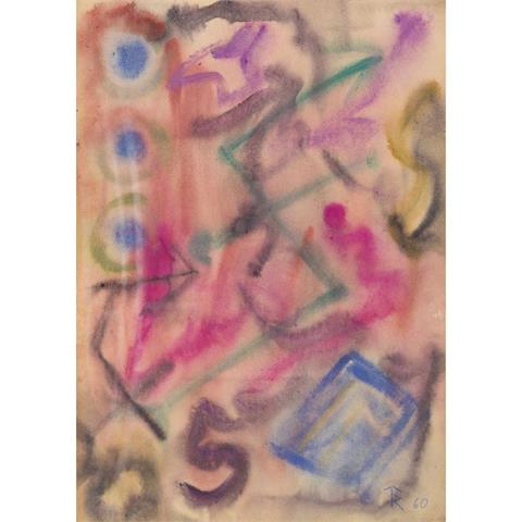 RING, THOMAS (1892-1983): Ohne Titel (abstrakte Komposition), 1960,