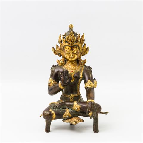 Bodhisattva aus Bronze. NEPAL, neuzeitlich