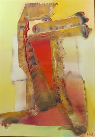 ATILA (1931-1987; ungarisch-französ. Maler, Mitglied der Gruppe 11): "Sur les Dunes", 1974,