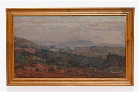 SCHICKHARDT, KARL (1866-1933) 'Landschaft'.