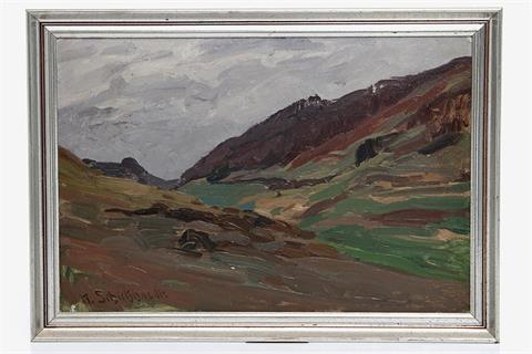 SCHICKARDT, KARL (1866-1933) 'Landschaft'.