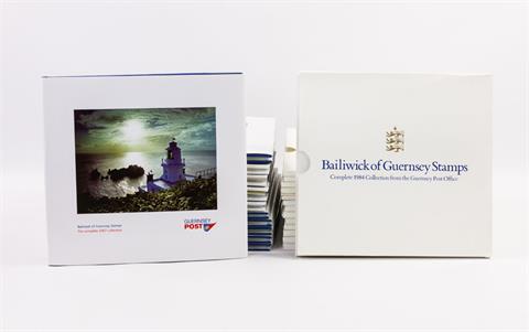 Guernsey - Schöner Bestand von Jahrbüchern Guernsey aus den Jahren 1984-2012.