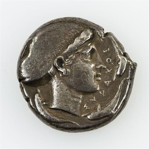 Sizilien-Syrakus - Tetradrachme, 450-439,