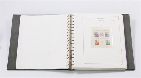 Briefmarken - Sehr schöne Sammlung Deutschland ab Allierte Besetzung. Es sind Marken und Blöcke Postfrisch, mit Falz und
