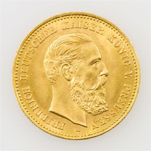Preussen/GOLD - 10 Mark 1888 A (Berlin),