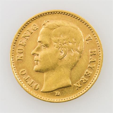 Bayern/GOLD - 10 Mark 1903 D (München), Otto,