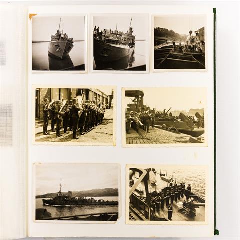 Kriegsmarine - Fotoalbum des Bootsmannsmaats Walter Mielenz, Träger der Auszeichnungen in vorheriger Lotnummer,