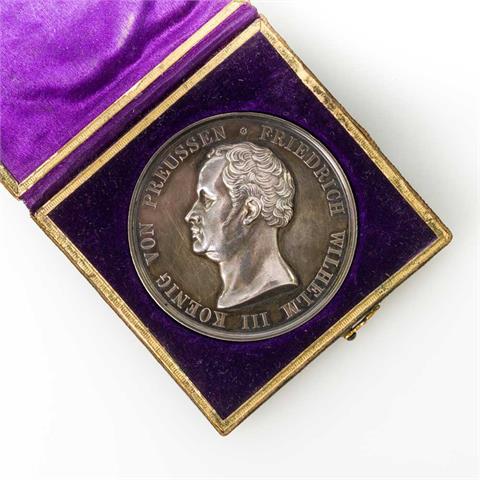 Preussen - Nicht tragbare Medaille für Rettung aus Gefahr, Friedrich Wilhelm II.,