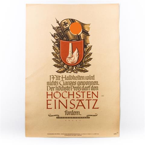 Blatt 'Wochenspruch der NSDAP', Theodor Fontane,