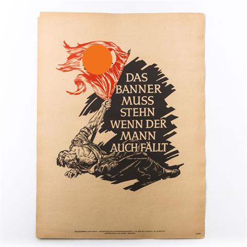 Blatt 'Wochenspruch der NSDAP', Albert Leo Schlageter,