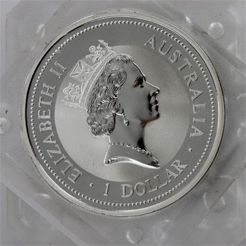 Australien / Silber - 1 Dollar Kookaburra,