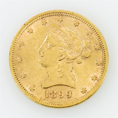 USA - 10 Dollar Liberty Head, 1899,