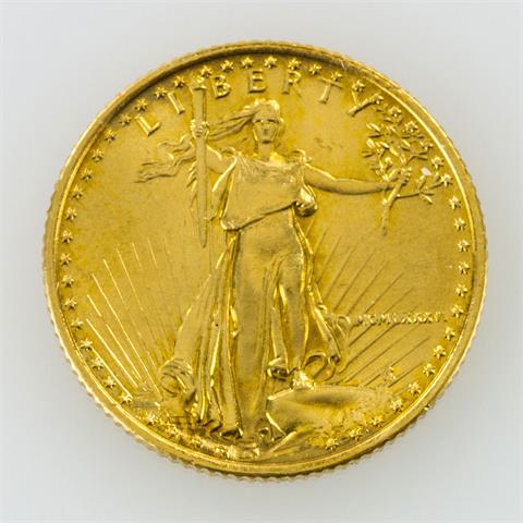 USA/Gold - 1/10 Unze, 5 Dollars,