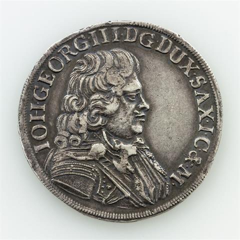 Sachsen - 2/3 Taler (Gulden) 1682/CF, Johann Georg III.,