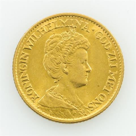 Niederlande - 10 Gulden 1912, Wilhelmina,