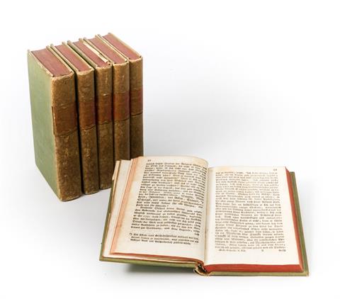 Historische Bücher, 18.Jh. - Sammlung der besten deutschen prosaischen Schriftsteller und Dichter, 1774,