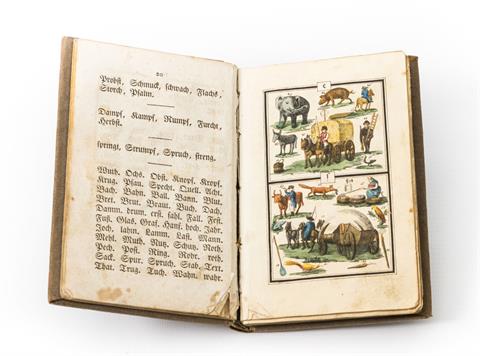 Historisches Lehrbuch für Kinder, 19.Jh. - Chr. A. L. Kästner, Kleines Bilder ABC mit 264 Abbildungen,1823.