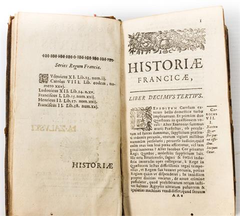 Historisches Buch, 17.Jh. - Joannis de Bussieres, Historia Francica, 1661,
