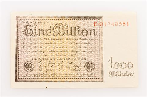 Inflation 1919-1924 - 1 Billon 1923.