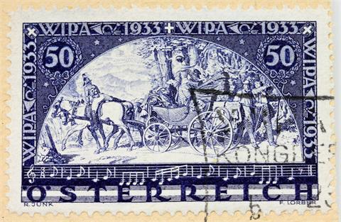 Österreich - 1933, Ausgabe WIPA auf Briefstück,