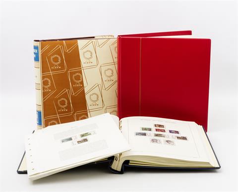 Berlin - 1949-1990: Komplette postfrische/ungebrauchte Sammlung und nicht ganz komplette gebrauchte Sammlung in 3 Schaubeck
