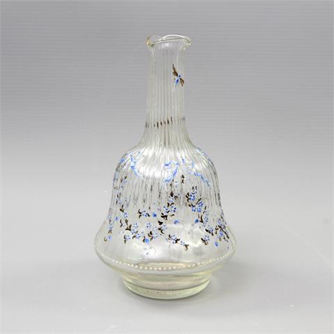 Bez. "Cristallerie de Gallé", Flaschenväschen, Glas, 19./ 20. Jh.
