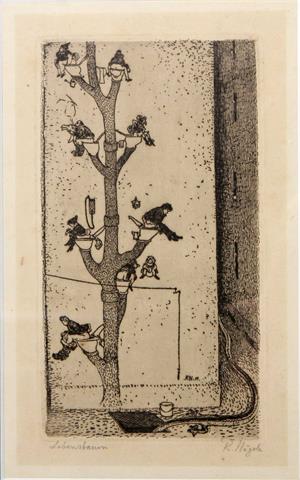 NÄGELE, REINHOLD (1884-1972): "Baum des Lebens", 1911,