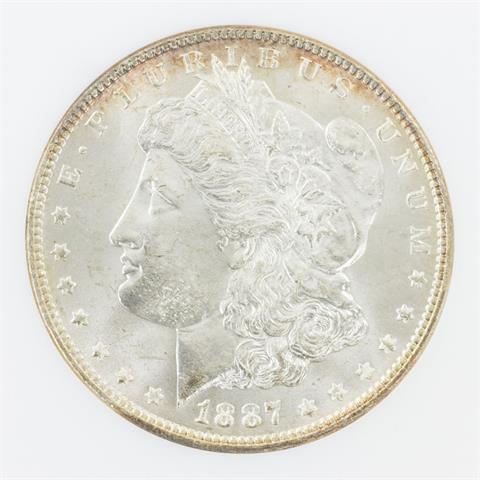 USA - 1 Dollars 1887/oMzz,