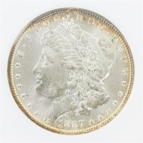 USA - 1 Dollar 1887/oMzz,