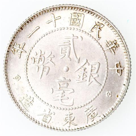 China Kwangtung - 20 Cent 1920,