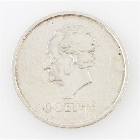 Weimarer Republik - 5 Reichsmark Goethe,