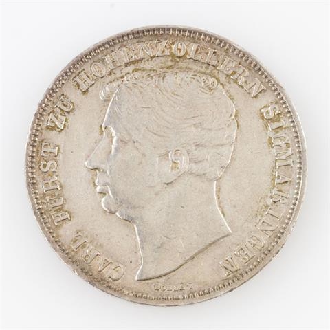 Hohenzollern-Sigmaringen/Fürst Carl - 3 1/2 Gulden 1843,