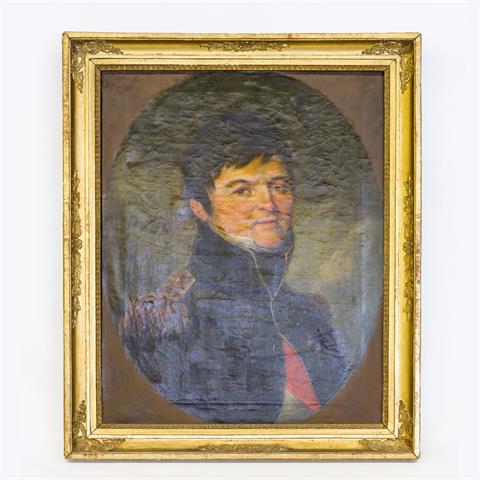 UNBEKANNTER PORTRÄTMALER. (Wohl) Divisionsgeneral Antoine Jean Auguste Comte Durosnel (1771-1849).