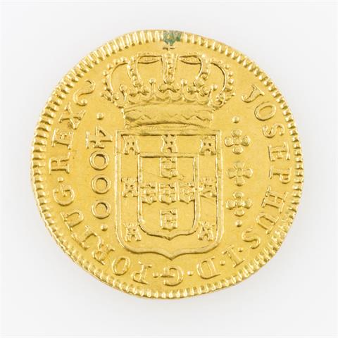 Brasilien/Gold - 4000 Reis 1771/Lissabon,