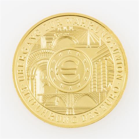 BRD/GOLD - 200 Euro 2002 J, Währungsunion,