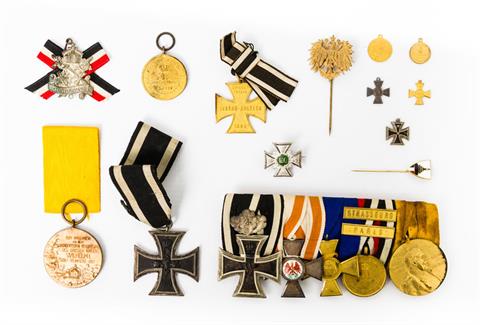 1870/71 - Auszeichnungsnachlass wohl eines Vorfahren des Majors und Trägers des Ehrenpokals für besondere Leistungen im