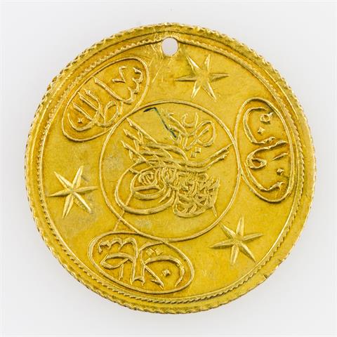 Türkei/Gold - Doppelter Hayriye-Altin 1831/Edirne,