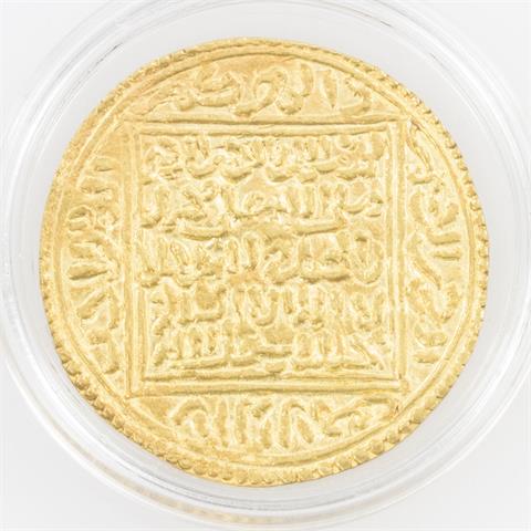 Marokko, Mariniden/Gold - 1 Dinar (Dobla),