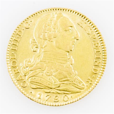 Spanien/Gold - 4 Escudos 1780, Karl III.,