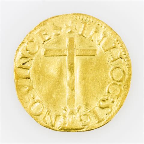 Portugal/Gold - Cruzado Calvario o.J., Johann III.,