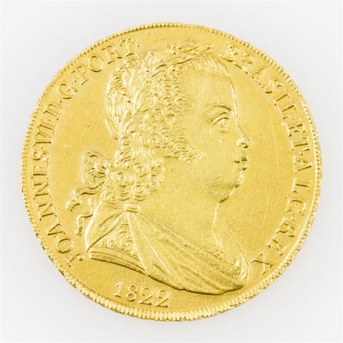 Portugal/Gold - 4 Escudos = Peca (6400 Reis) 1822,