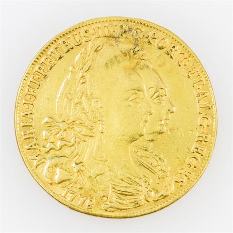 Portugal/Gold - 4 Escudos = Peca (6400 Reis) 1778,